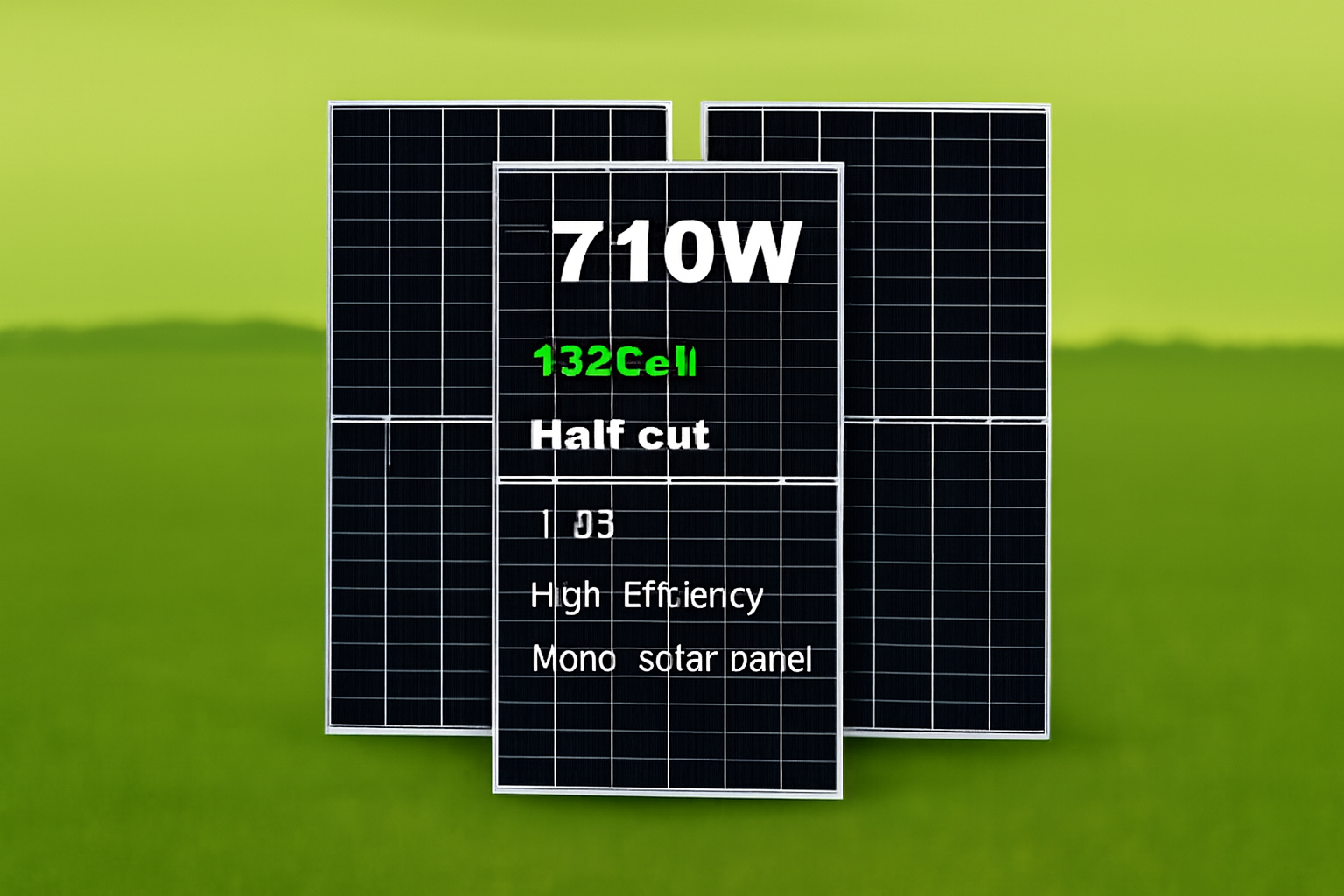 710 Watts Solar Panel - High efficiency commercial solar panel